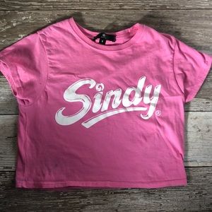 Missguided pink crop top